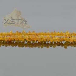 Baltic Amber necklace 130 cm raw beads